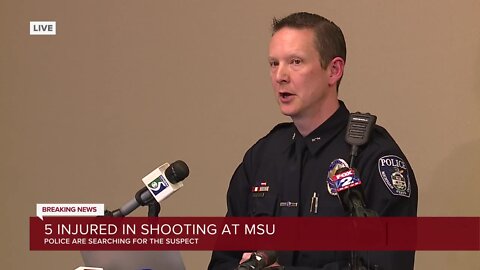 Michigan State University Police provide update on shooting at MSU campus