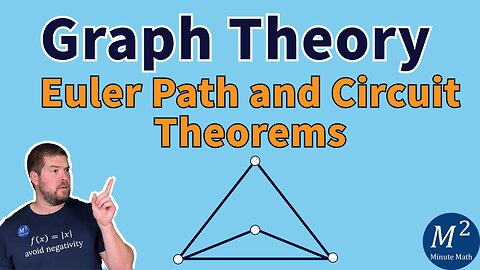 Euler's Path and Circuit Theorems Explained | Graph Theory Basics