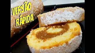 DOCE DE LEITE ROCAMBOLE, DELICIOUS BRAZILIAN DESSERT