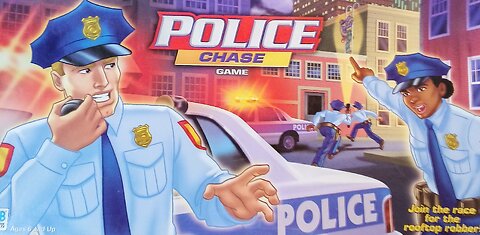 What's Inside -- Police Chase Board Game (2002, Milton Bradley/Hasbro)