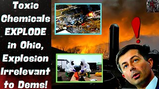 Pete Buttigieg IGNORES Toxic Train Derailment in East Palestine, Ohio! Cancer Chemicals FAIL to UFO!