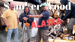 Preparing Smoker Wood For My Friends In ALASKA