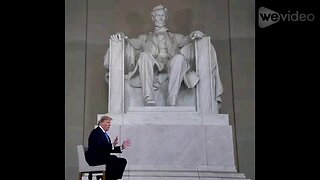 President Trump's virtual town hall at the Lincoln Memorial