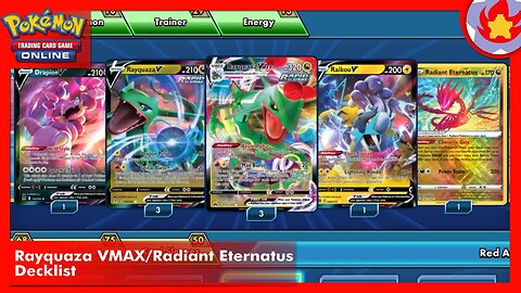 Rayquaza VMAX/Radiant Eternatus Decklist | Pokemon TCG Online