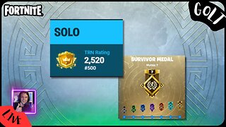Trying to Maintain Worldwide Top 500 Solo Player (currently #427) | FORTNITE | GOLT Casey