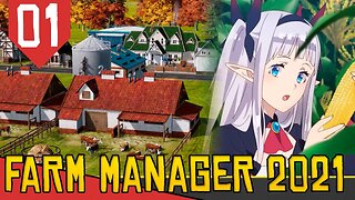 Construindo uma FAZENDA LUCRATIVA - Farm Manager 2021 #01 [Gameplay PT-BR]