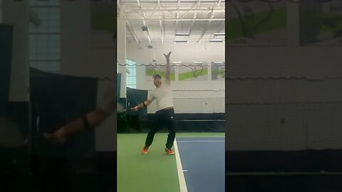 putting some hip into the serve #shorts #tennis #shortvideo #tennisserve