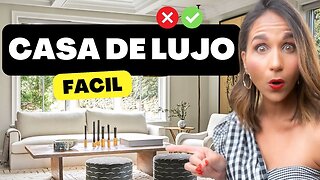 Transforma tu Casa en un Espacio de LUJO | TOP 12 Tips Diseño de Interiores Elegante y Lujoso