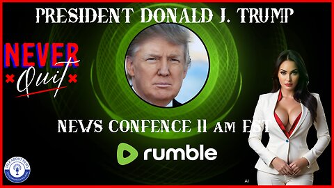 Donald J Trump News Conference Live - We Need To Stand Up & Support President Trump!