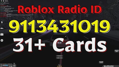 Cards Roblox Radio Codes/IDs