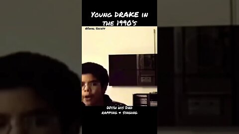 Drake In the 1990’s as a kid Rapping & Singing with his Dad.