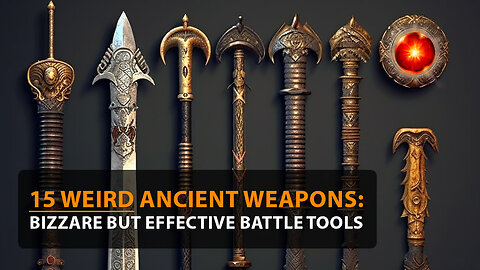 15 Weird Ancient Weapons: Bizarre But Effective Battle Tools
