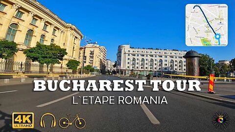 4k Virtual Tour at L`etape Romania, BUCHAREST | Deep House mix | 🇷🇴
