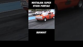 High RPM Nostalgia Super Stock Pontiac Epic Burnout! #shorts