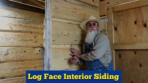 How To Make and Install Log Face Interior Siding, Paradise Point - Ep 24