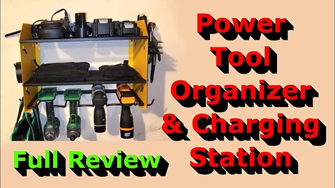 Power Tool Organizer with Charging Station - Full Review