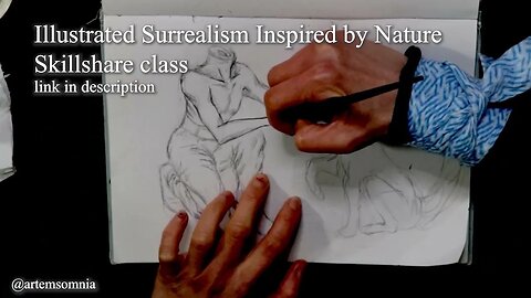 Skillshare Class : Illustrated Surrealism Inspired by Nature