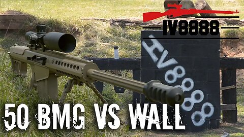 50 BMG vs Block Wall
