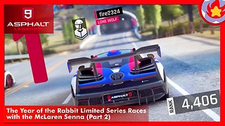 The Year of the Rabbit Races with the McLaren Senna (Part 2)| Asphalt 9: Legends for Nintendo Switch