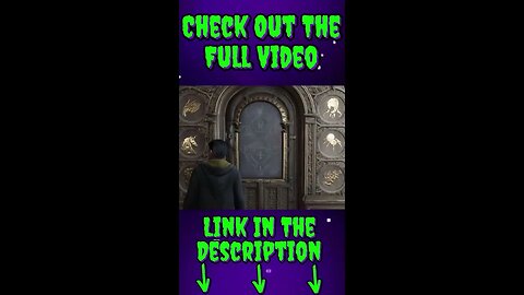 Easy Puzzle Solution - Hogwarts Legacy - Number Door Puzzles #shorts