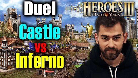 Castle vs Inferno | Gluhammer Heroes HotA 3 Multiplayer PL