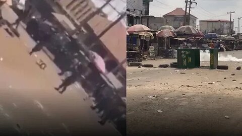 At least one person dead as soldiers allegedly shoot sporadically to quell a protest in Ibadan, Oyo