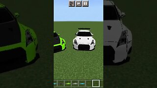 Nissan GTR in Minecraft! #shorts