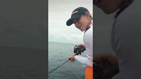 Slow Pitch Jig Fishing on a Drift Boat #shorts #shortvideo