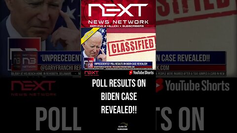 ‘Unprecedented' Poll Results On Biden Case Revealed!! #shorts