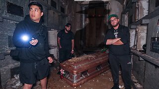 DEMON CHASES US Inside Abandoned Mausoleum WE WEREN'T ALONE Caught On Camera