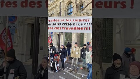 Extrait (1)- Grève Interprofessionnelle- Pl. Opéra à Paris - 07/02/23