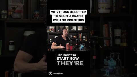 Why it Can Be Better to Start a Brand with No Investors