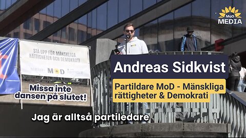 MoD-ledaren Andreas Sidkvist uppmanar: 'Lämna EU för ett modigare och friare Sverige!