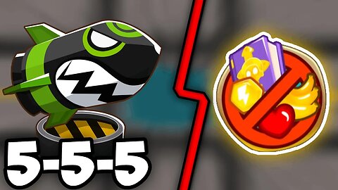 Can A 5-5-5 Cannon Beat CHIMPS in BTD6?