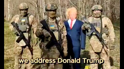 The Ukrainian Military Issues "ISIS Style" Death Threat Video Against Fmr US President Donald Trump