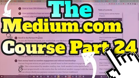 The Ultimate Medium.Com Course Part 24 Of 30 - How To Self Promote Your Websites On Your Profile