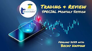 Monthly Trading and Review with Becky Hayman | Feb 2023 by #tradewithufos