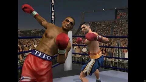 Knockout Kings 2002 PCSX2 1.7.4049 Oscar De La Hoya vs. Félix Trinidad at Atlantic City 1440p 60fps