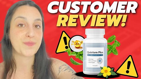 QUIETUM PLUS (❌⚠️WARNING!⚠️❌) Quietum Plus Review -Quietum Plus Reviews -Quietum plus for tinnitus