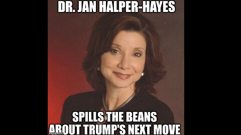 Dr. Jan Halper-Hayes with INTEL on TRUMP, and the REPUBLIC. PLEASE SHARE!