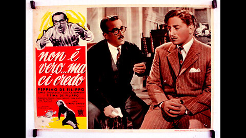 #1952 “NON È VERO MA CI CREDO” con Peppino e Titina DE FILIPPO e con Carlo CROCCOLO, Regia di Sergio GRIECO😇💖🙏 #... MEDITATE GENTE, MEDITATE...A QUANTE FESSERIE ABBIAMO CIECAMENTE CREDUTO, NEL CORSO DELLA VITA?!...