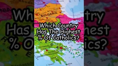 What’s The Most Catholic Country? #shorts