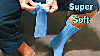 K Bell Casual Crew Socks Try On