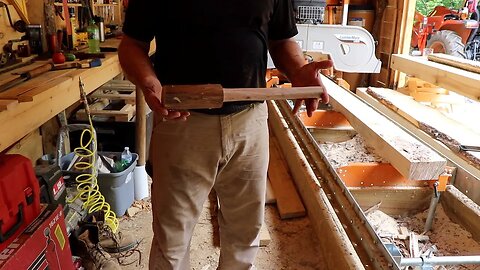 S1 EP3 | HOW TO : Carve a Wooden Mallet & 4' extension for Norwood sawmill