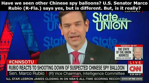 Trump had his own Chinese spy balloon?