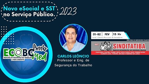 Palestra Novo E-social no serviço Público com Carlos Leôncio ECOBC - AmbMed