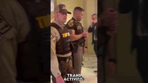 Trans Arotesters Occupy The Oklahoma State Capitol Building