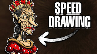 Drawing a Queen - Time-Lapse