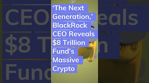 Blackrock - The Company That Owns The World Is Now In Crypto #shorts #blackrock #crypto