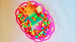 Satisfying Video | Mixing Candy In Bathtubs Cutting ASMR
